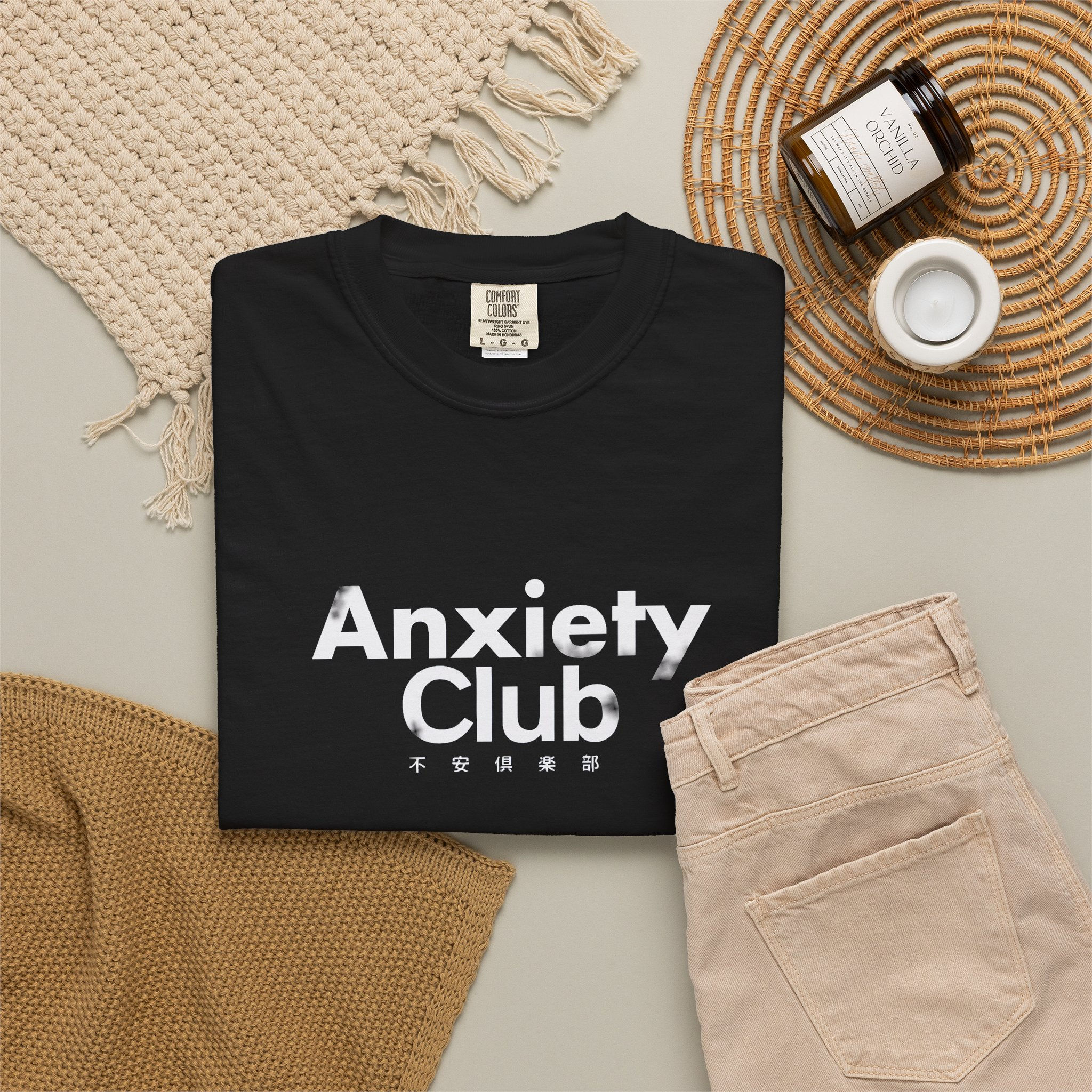 Modern Minimalist Streetwear | 不安倶楽部 Unisex Tee