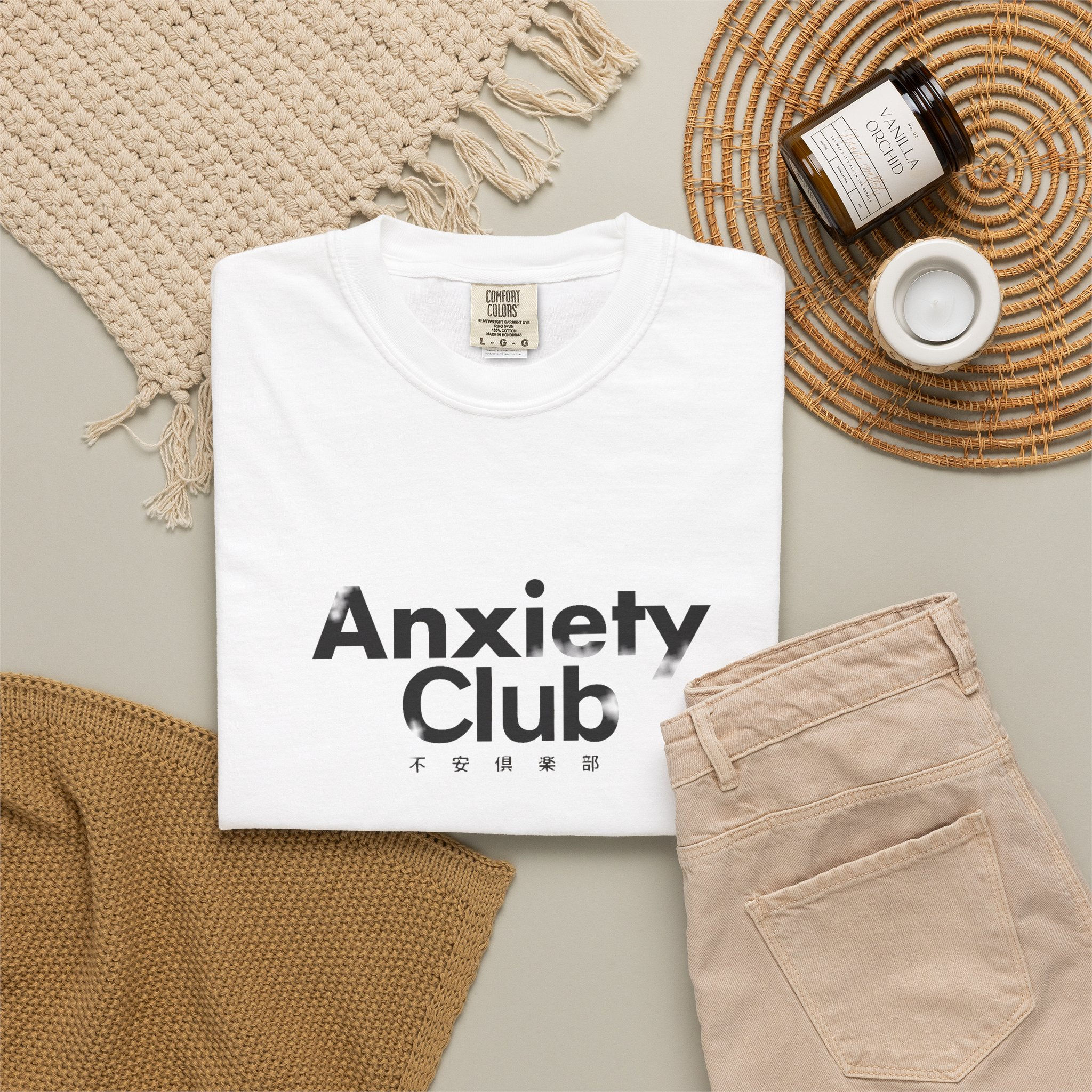 Modern Minimalist Streetwear | 不安倶楽部 Unisex Tee