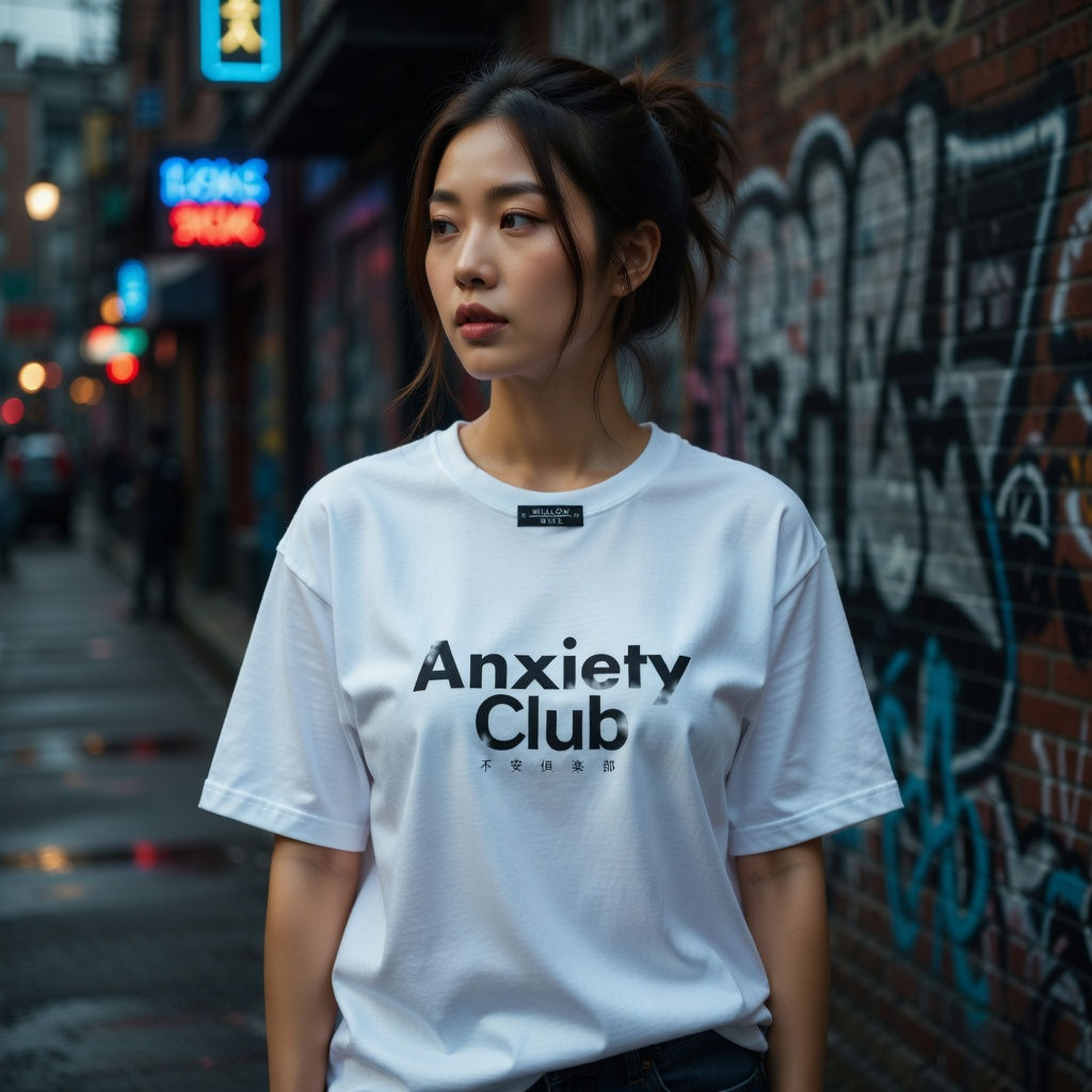Modern Minimalist Streetwear | 不安倶楽部 Unisex Tee