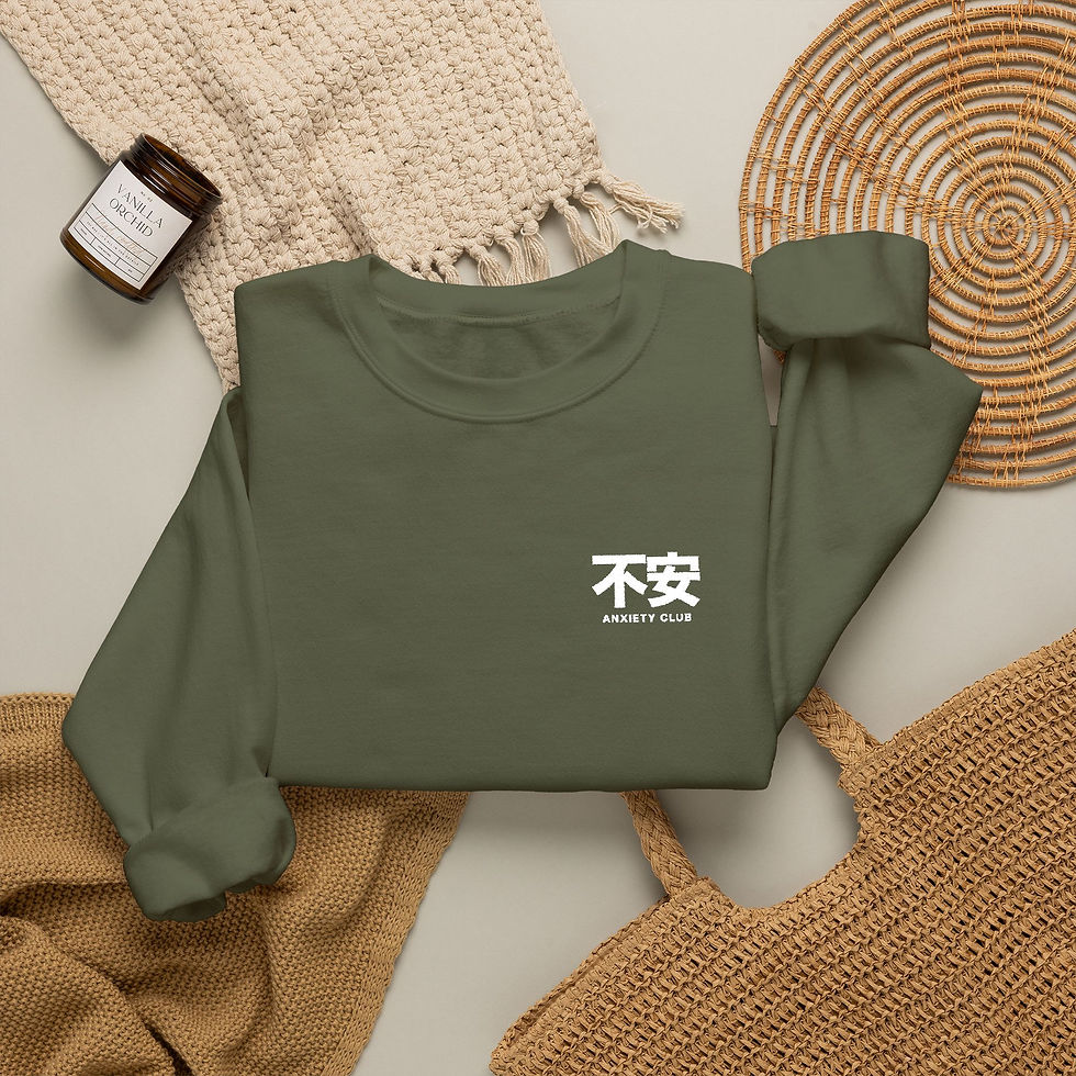 Thumbnail: Anxiety Club Logo Crewneck Sweatshirt