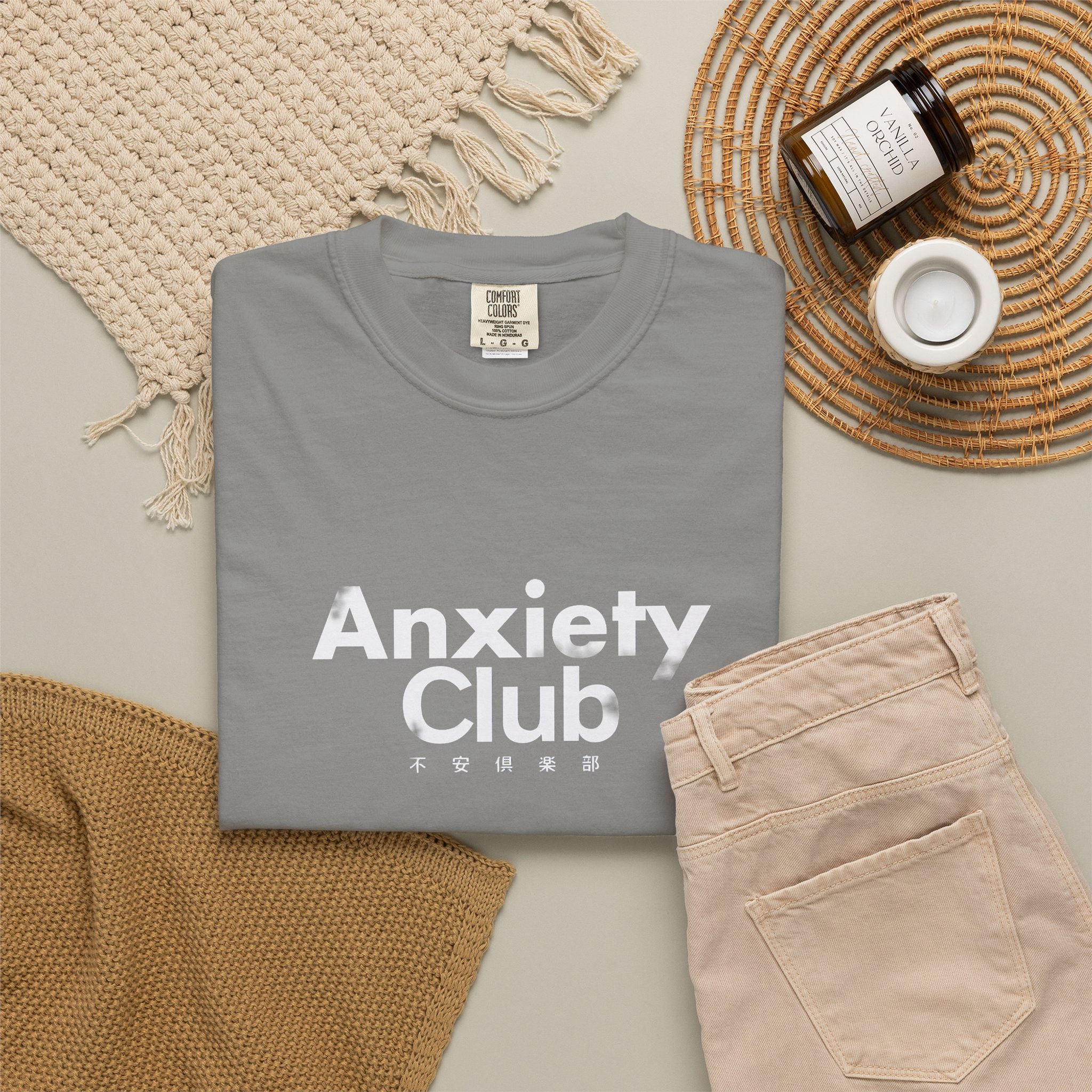 Modern Minimalist Streetwear | 不安倶楽部 Unisex Tee