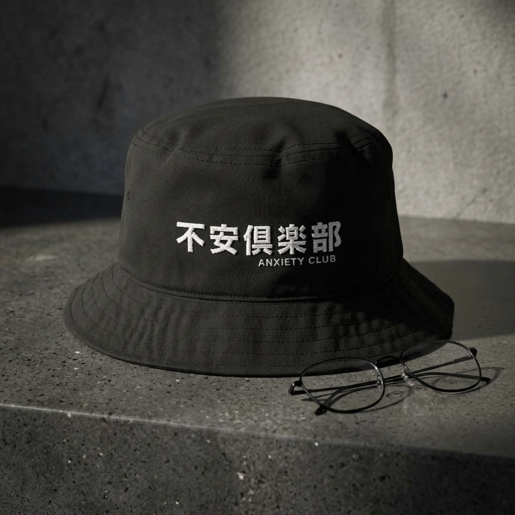 Anxiety Club | Embroidered Bucket Hat