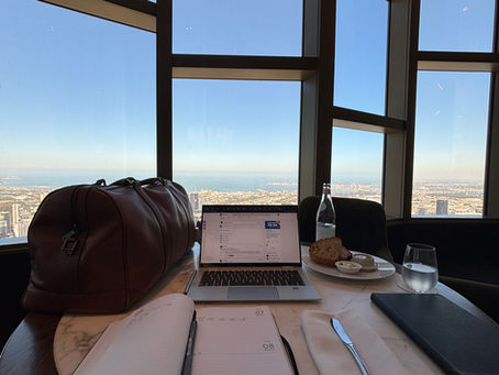 Working on Project 99.95 Elite in a Building Rooftop