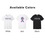 Thumbnail: Available colors for Custom Canine Cancer short sleeve t-shirt