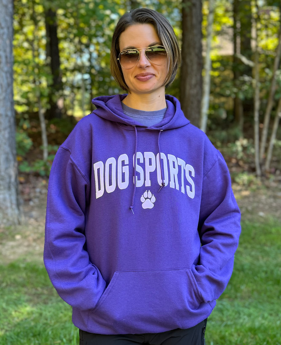 Thumbnail: Salty Bulldog's Dog Sports Varsity Puff Letter Hoodie