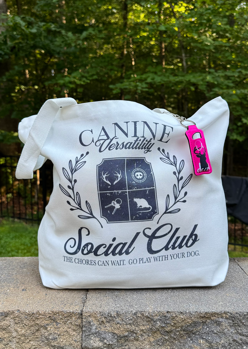 Salty Bulldog's Canine Versatility Social Club Tote Bag