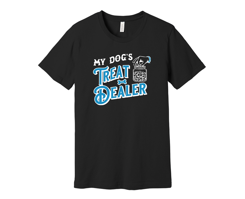 Thumbnail: Salty Bulldog's My Dog's Treat Dealer shirt