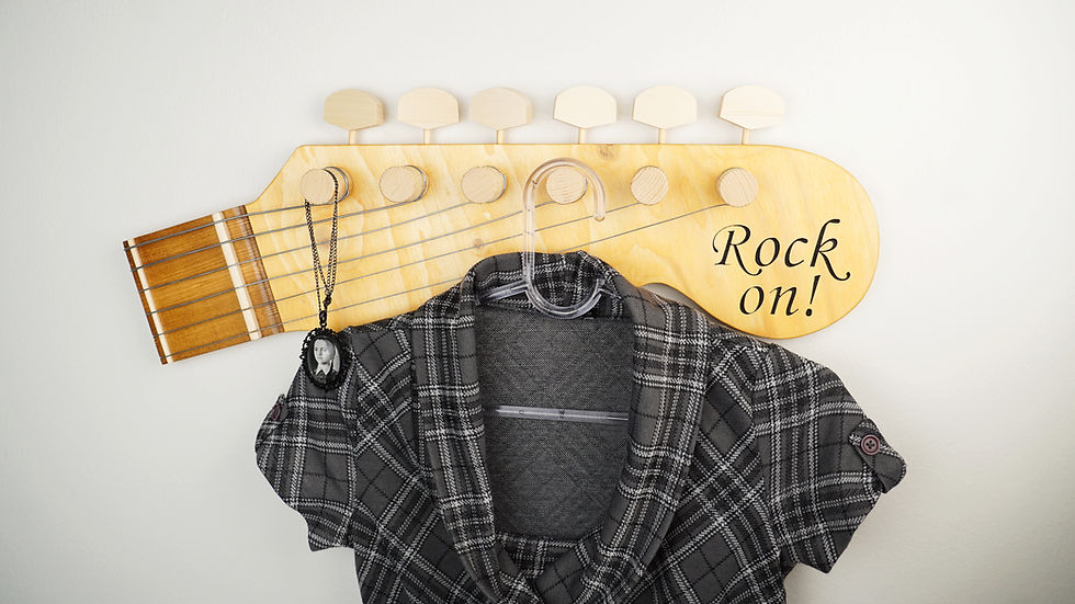 Pikkukuva: personal engraving on coat rack