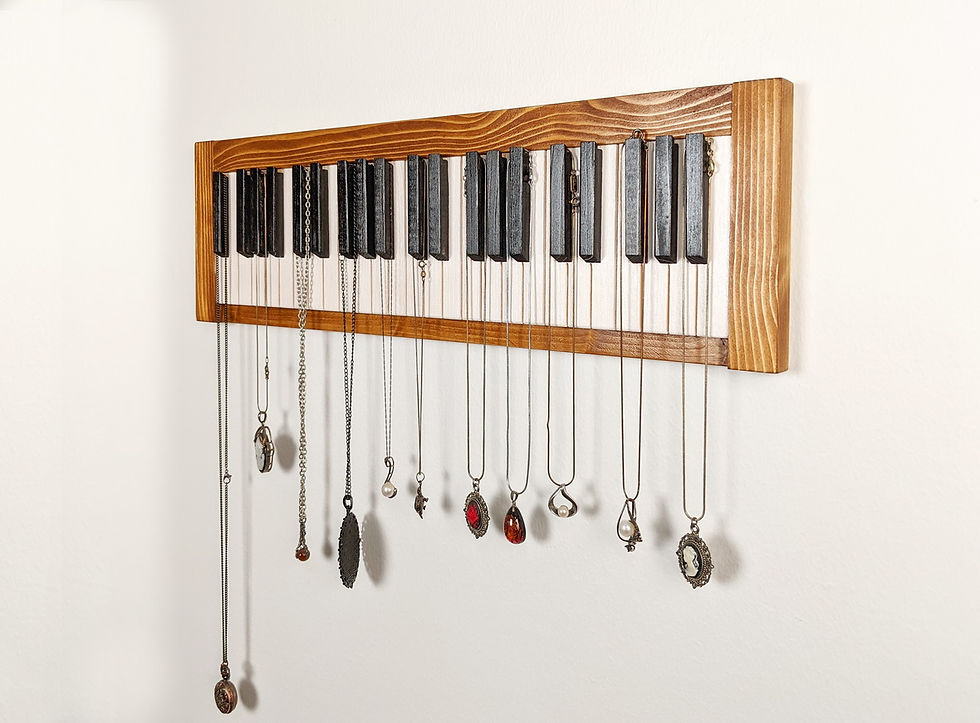 Pikkukuva: piano music necklaces hanger holder