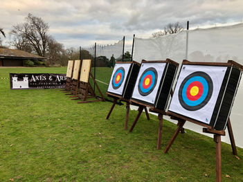axe throwing, axe throwing targets, Archery, outdoor activities, outdoor entertainment for hire