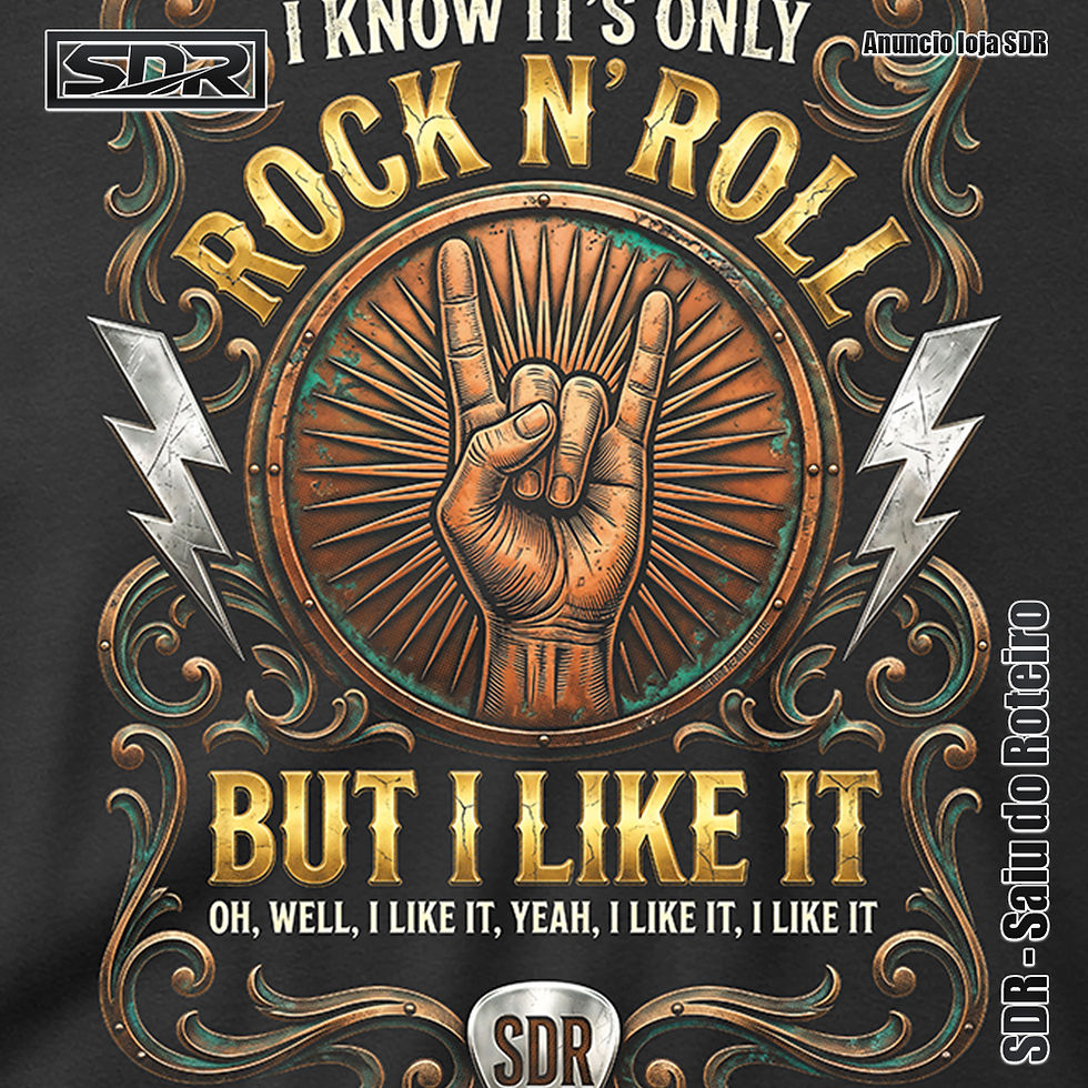Miniatura: Camiseta Rock N Roll But I Like It Rolling Stones Classic Rock Unissex