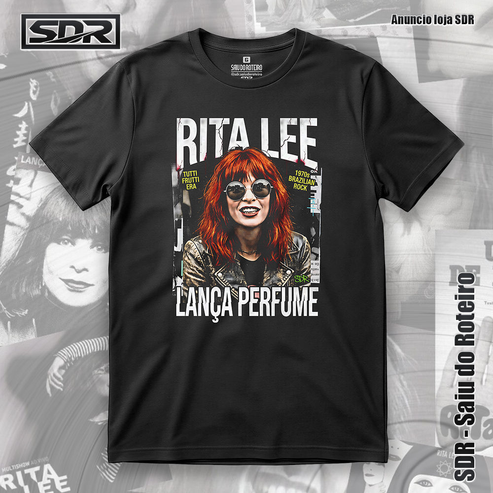 Camiseta Rita Lee Rock Nacional Vintage
