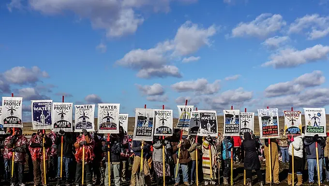 Water Protectors not protestors.