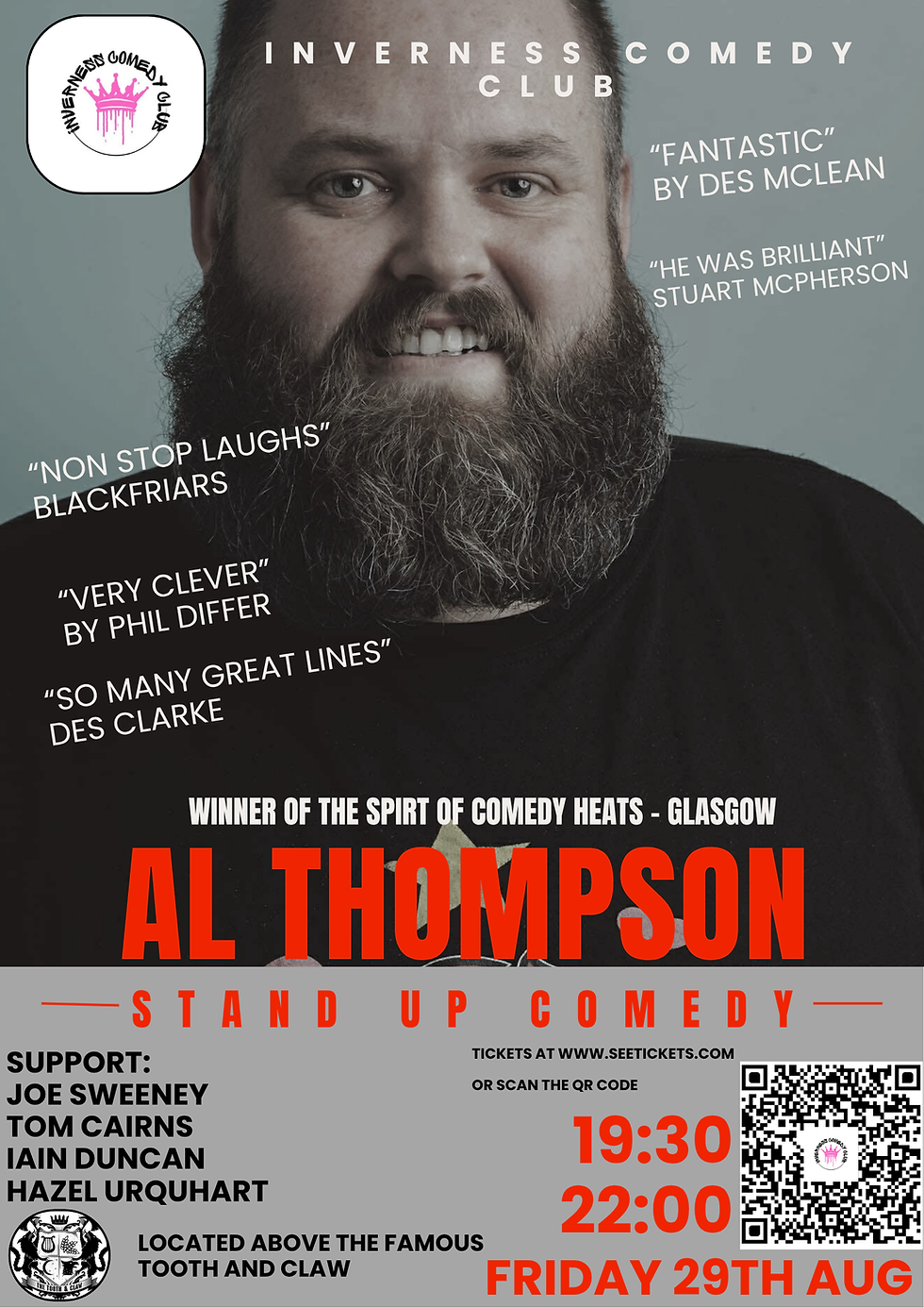 Al Thompson | Inverness Comedy Club
