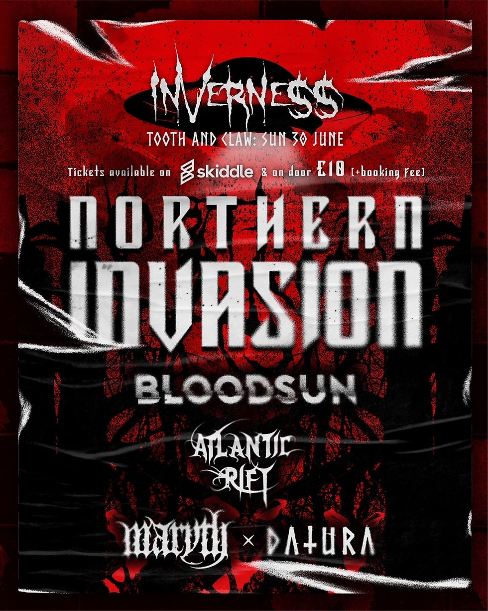 Maryth x Datura - Norther Invasion Tour ft. Local Headliner Bloodsun + Atlantic Rift