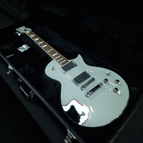 ESP Truckster James Hetfield Signature 2009 Aged Primer Grey guitar + OHSC