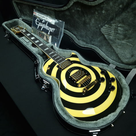 Epiphone Zakk Wylde Signature Les Paul Custom Bullseye 2004 Made in Korea with EMG Zakk Wylde Limited Edition Bullseye pickup set + OHSC 