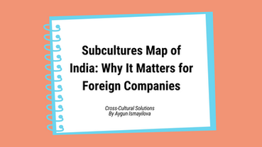 Subcultures Business Map of India