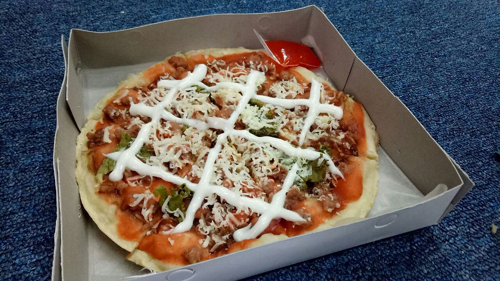 And Thank you for the Pizza :)