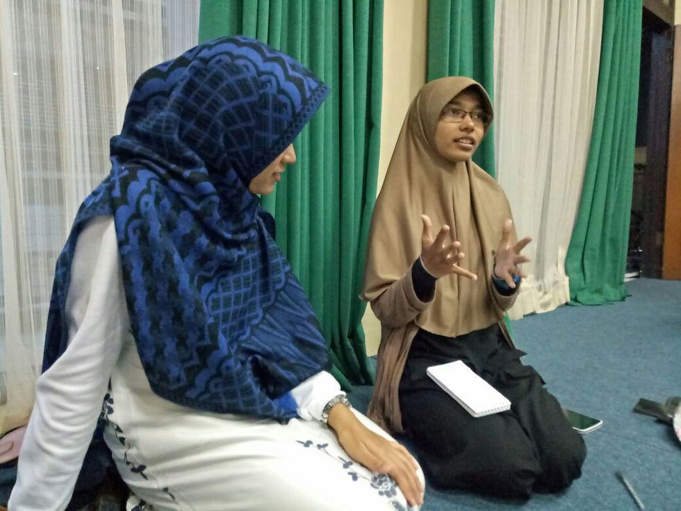 Sister Haya and Sister Desi