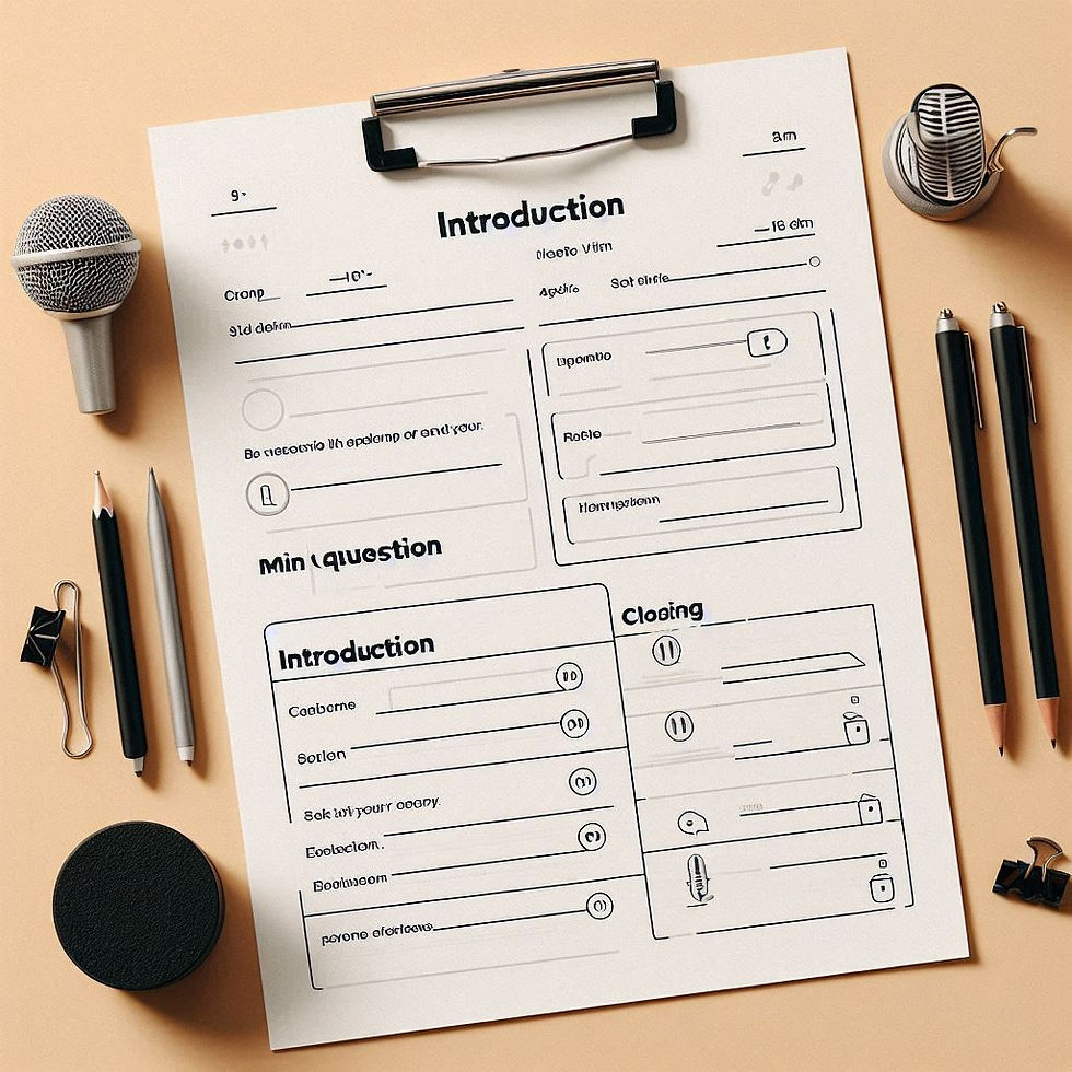 podcast script template