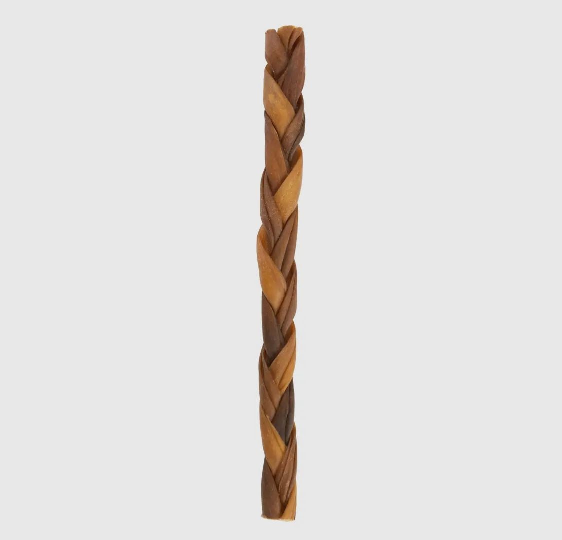12” Braided Collagen Stick
