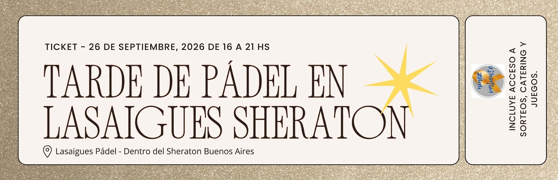 PRIMER EVENTO SOLIDARIO