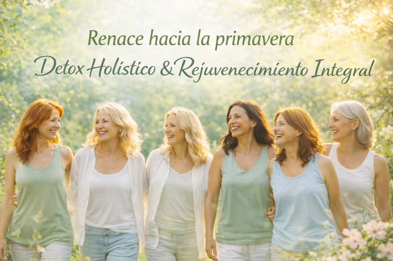 Mujeres felices sonriendo y descansando rodeadas de naturaleza y frutas.