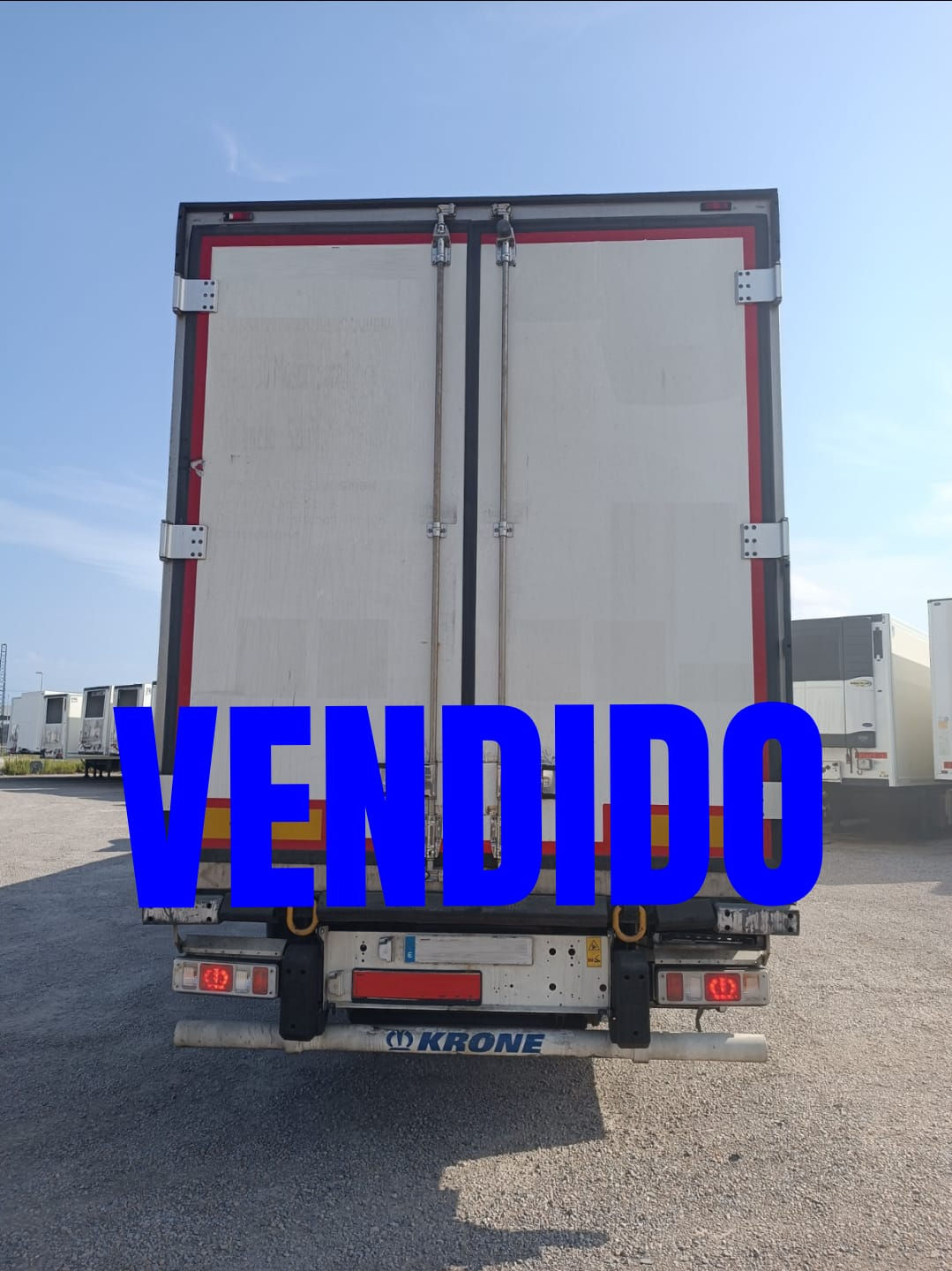 Semirremolque frigorífico marca KRONE año 2017 (sin equipo)
