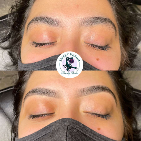Eyebrow Grooming Before & After pictures 