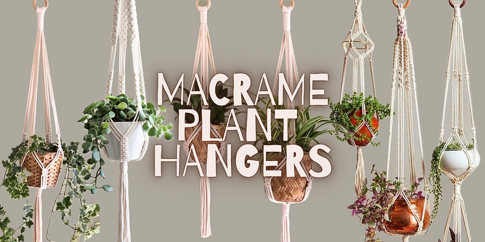 WSAC- Macrame Plant Hanger with Maree