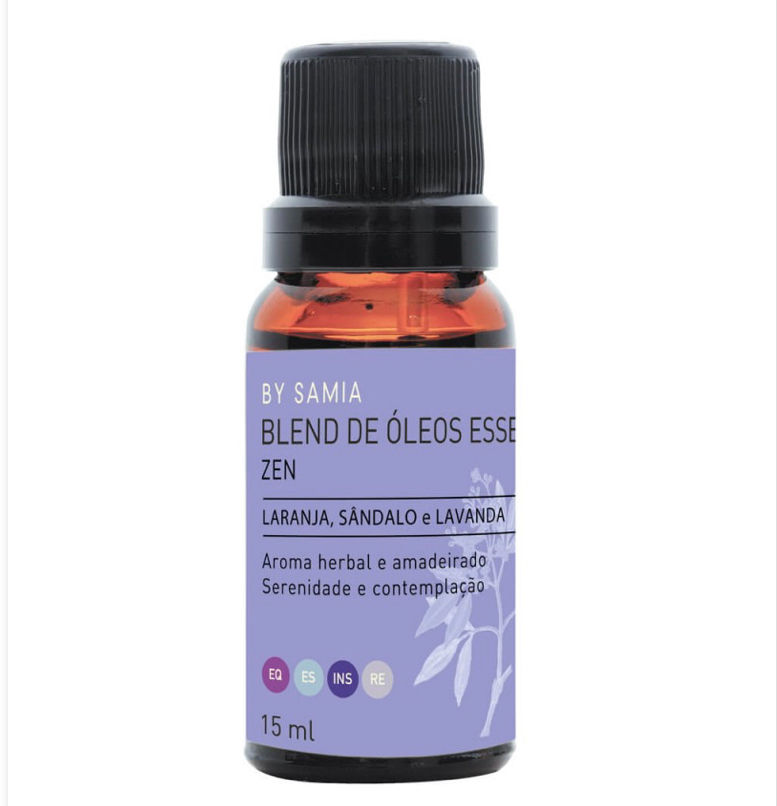Blend de Óleos Essenciais ZEN 15ml - By Samia
