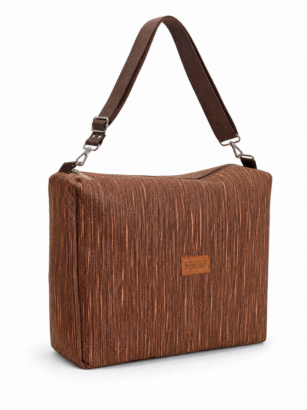 Miniatura: Bolsa dupla face G (coqueiro+marrom)