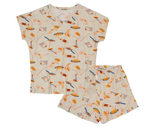Pijama feminino - panqueca (fibra de bambu)