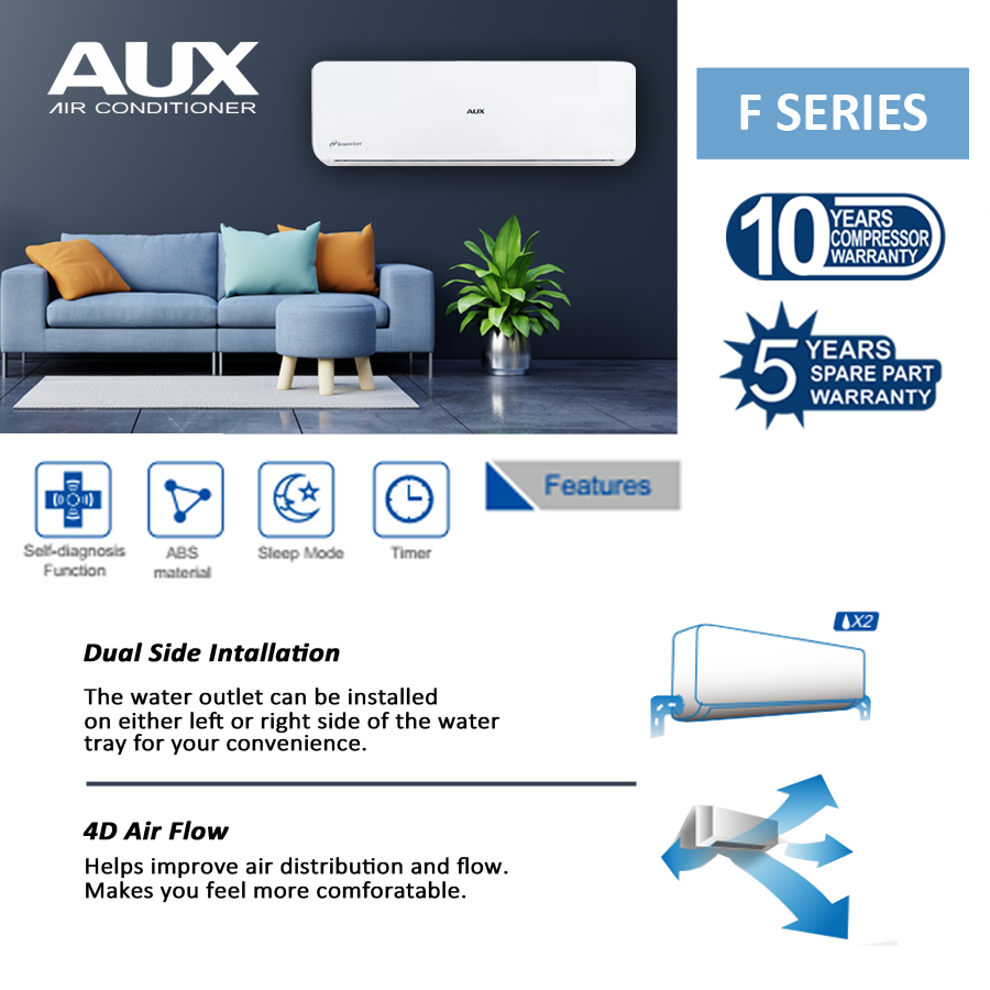 Thumbnail: AUX Split Type Inverter - F Series
