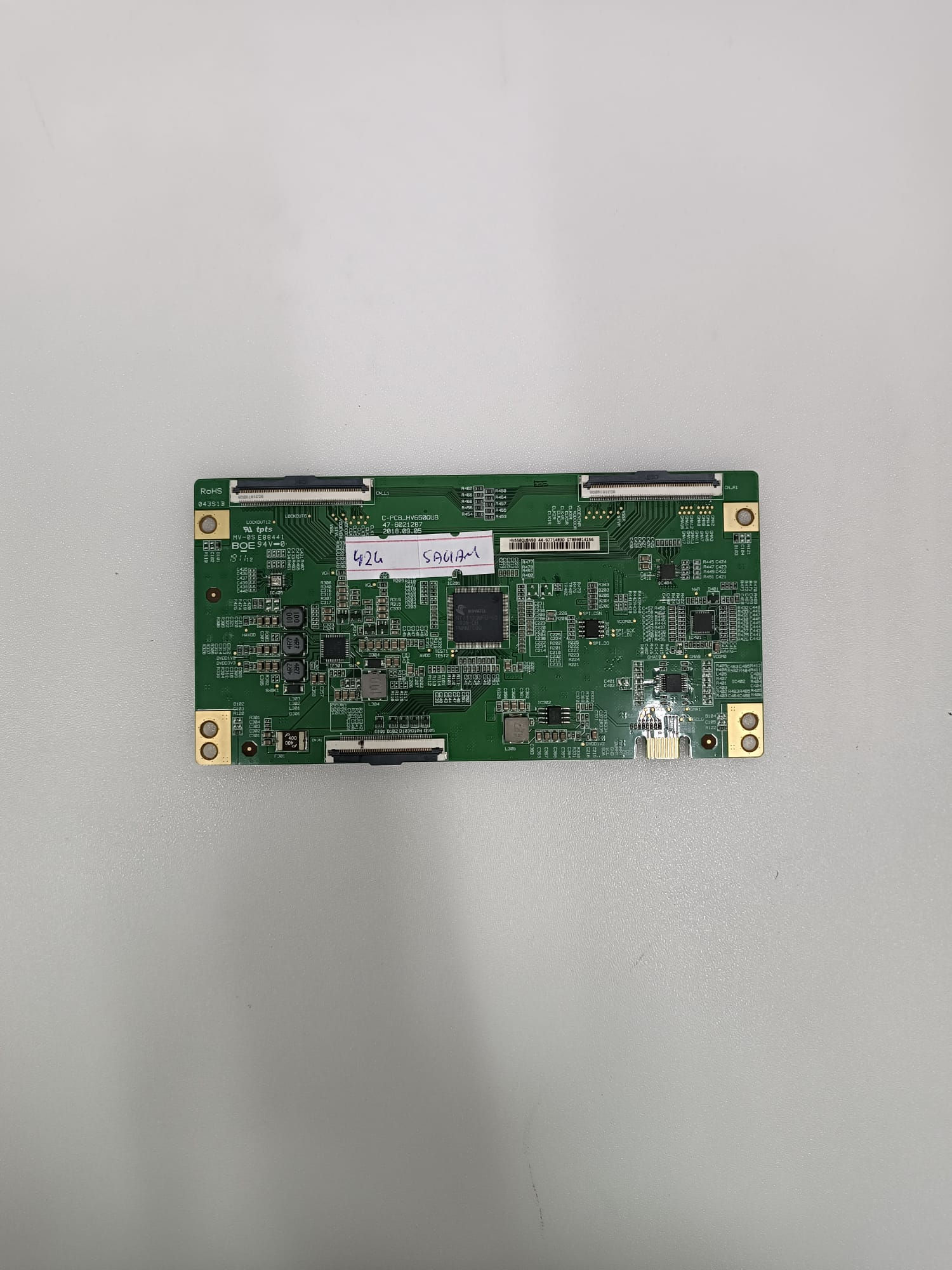 C-PCB_HV650QUB , HV650QUBN90 , TPT650U2-EQQ, PHILIPS 65PUS8505/62 ,T Con Board