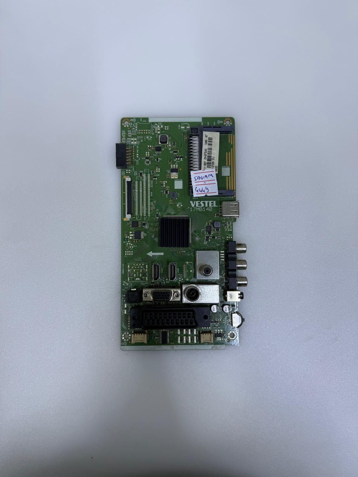17MB140, 23427346, Vestel 40FB5050, Main Board, Ana Kart, VES395UNDC-2D