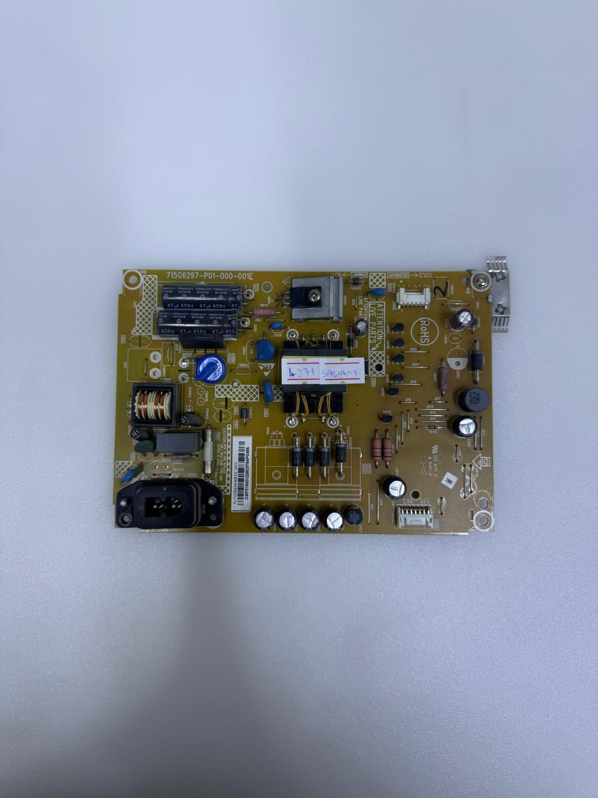 715G6297-P01-000-001E ,TPM236H3 , PHILIPS 24PHH4109/88 ,  Power Board, Besleme