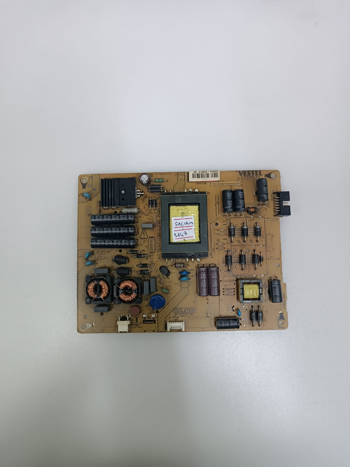 17IPS71 , 23326040 , VES430UNEL , VESTEL 43FB7500 , Power Board, Besleme