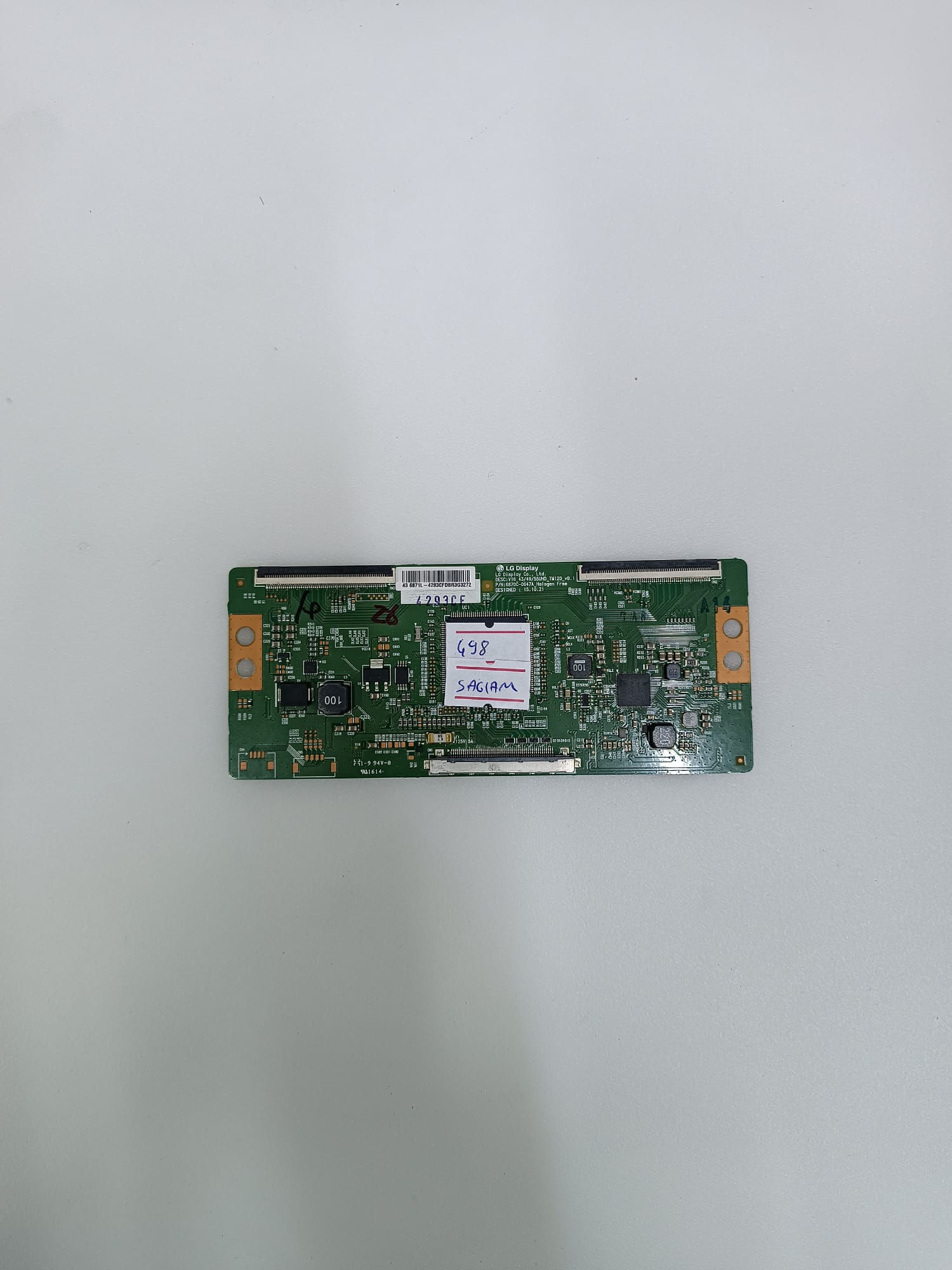 6870C-0647A , LC430DUE , LG 43UH610N , T CON Board