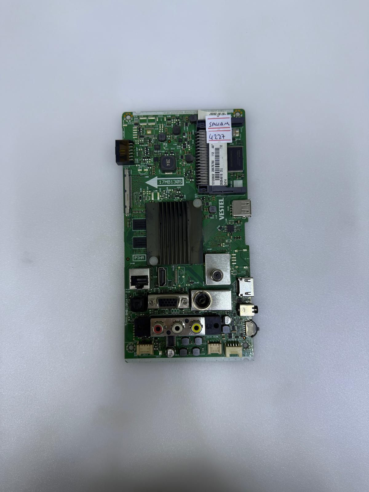 17MB130S , 23575739 ,VES490QNUS ,  Telefunken 49TU8560 ,Main Board , Ana Kart