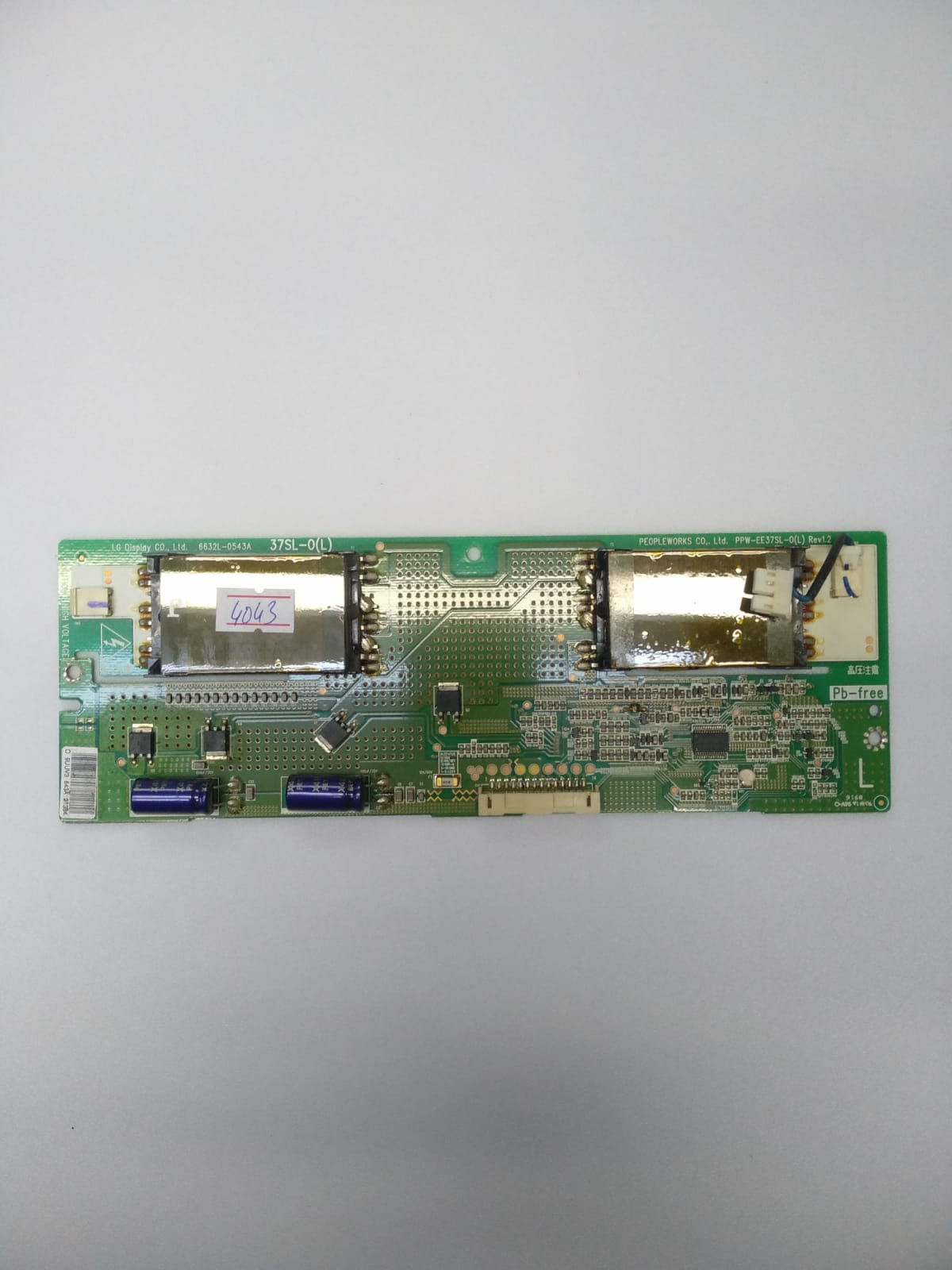 6632L-0543A , PPW-EE37SL-0 , (L) , REV1.2 , LC370WUD SB A1 , Inverter Board