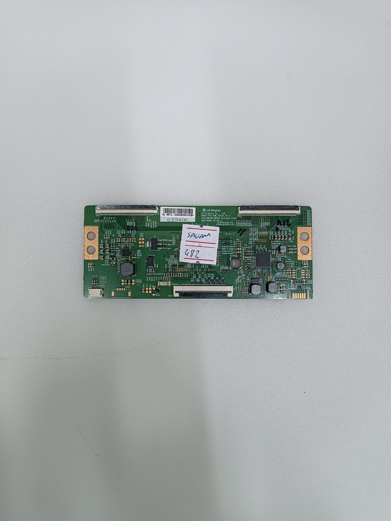 6870C-0805A , 6871L-6394B , HI-Level HL55UAL402 , LC550EQQ-SMA4 , T-Con Board