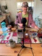 We recorded in Grant's living room