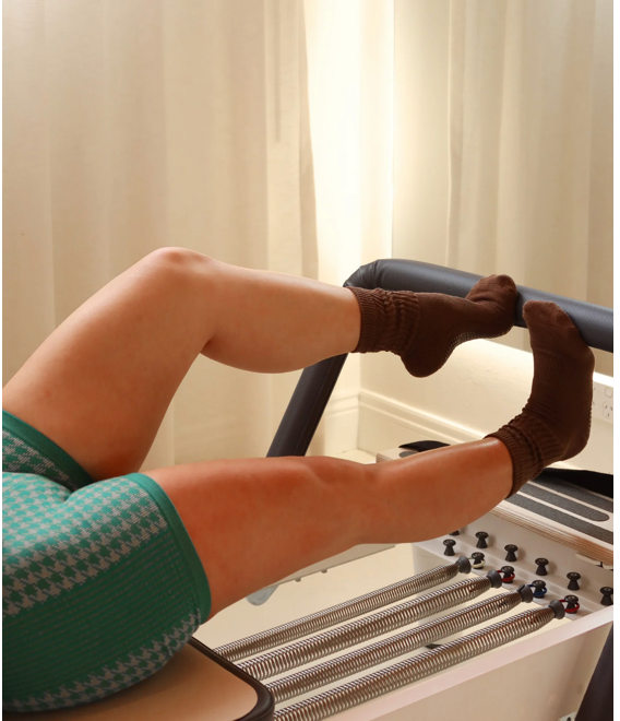 Thumbnail: Scrunch Grip Socks - Latte