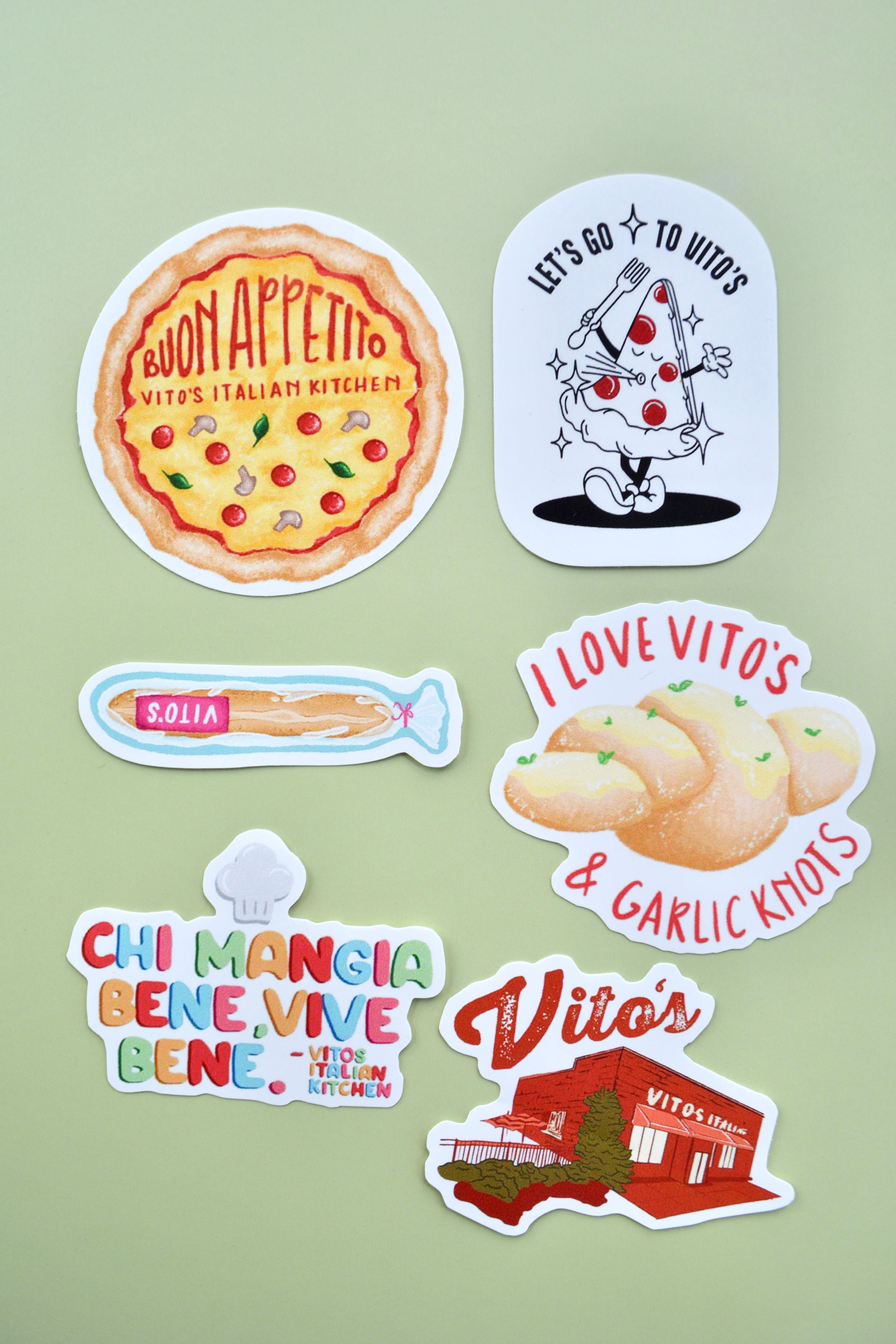 Vito’s Italian Kitchen Sticker Pack