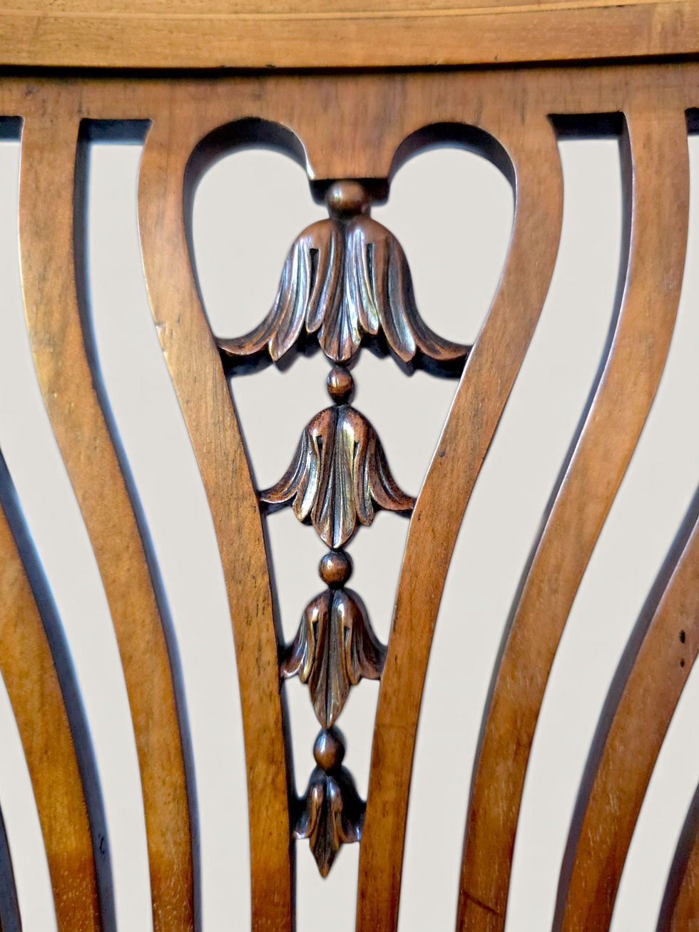 Thumbnail: Near Pair of E.W.Godwin Attributed Aesthetic Movement Mahogany Armchairs C. 1870