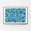 Thumbnail: The Garden of Blue Tranquility Fine Art Print | FRAMED