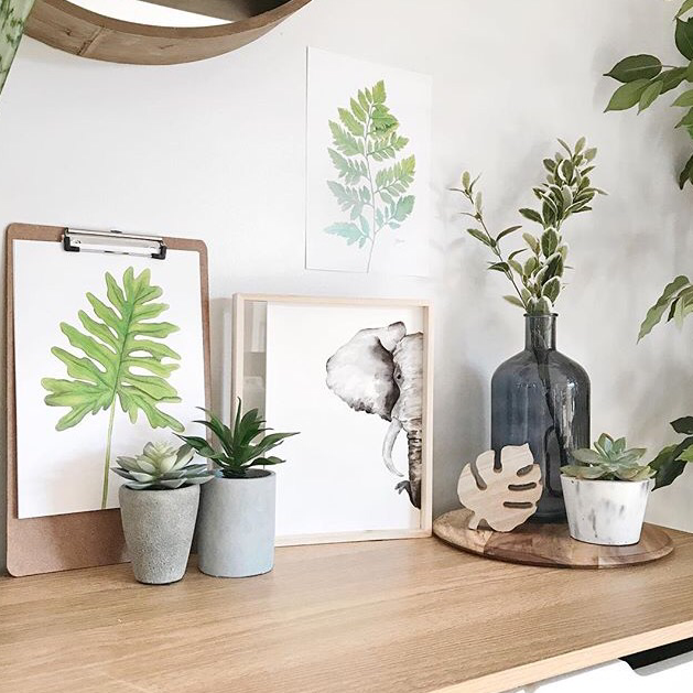 Thumbnail: Lush Fern Living Art Print