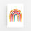 Thumbnail: Rainbow Warrior in White Fine Art Print | FRAMED